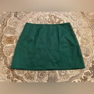 Reformation Green Mini Skirt